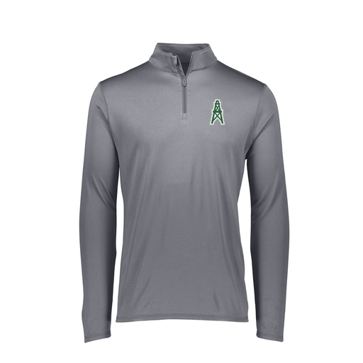 [FTLQFLGY-FAXS-LOGO1] Decker Women's Flex-Lite 1/4 Zip Shirt (Female Adult XS, Gray, Logo 1)