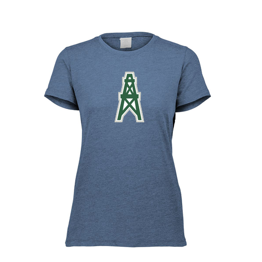 [FTSCUBNV-FAXS-LOGO1] Decker Women's Tri-Blend T-Shirt - Short Sleeve (Female Adult XS, Navy, Logo 1)