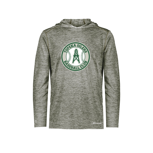 [FOLHCGGY-YS-LOGO2] Decker Youth Charge Hoodie (Youth S, Gray, Logo 2)